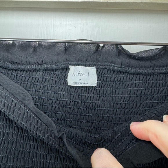 Aritzia Wilfred Ballad Smocked Ruffle Mini Skirt - Picture 5 of 7